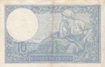 France 10 Francs Minerva - 14-09-1939 - Serial W.72065