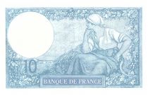 France 10 Francs Minerva - 19-03-1918 - Serial Q.5388