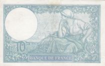 France 10 Francs Minerva - 21-09-1939 - Serial L.72358 - WPM. 84
