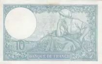 France 10 Francs Minerva - 21-09-1939 - Serial L.72358 - WPM. 84