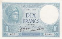 France 10 Francs Minerva - 23-07-1926 Serial R.26041 - VF