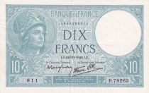 France 10 Francs Minerva - 24-10-1940 - Serial R.78263