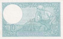 France 10 Francs Minerva - 24-10-1940 - Serial R.78437