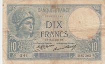 France 10 Francs Minerva - 25-08-1932 - Serial B.67363