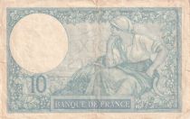 France 10 Francs Minerva - Serial  D.41397- 11-08-1927   - P73d