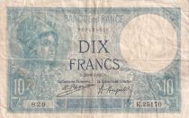 France 10 Francs Minerva - Serial K.25170- 26-06-1926  - P73c