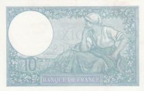 France 10 Francs Minerva -26-09-1940 - Serial  S.76602