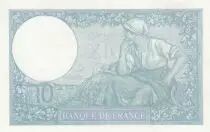 France 10 Francs Minerva -26-09-1940 - Serial  S.76602