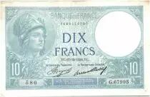 France 10 Francs Minerve - 1936