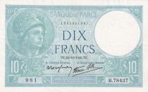 France 10 Francs Minerve - 24-10-1940 - Série R.78437