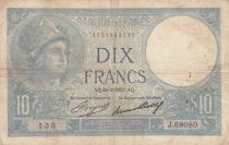 France 10 Francs Minerve - 25-02-1937 - Série J.68080