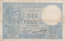 France 10 Francs Minerve - 25-02-1937 - Série T.68108