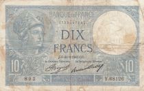 France 10 Francs Minerve - 25-02-1937 - Série Y.68126
