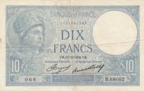 France 10 Francs Minerve 17-12-1936 - Serial R.68052