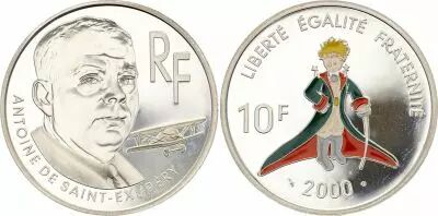 France 10 Francs Saint-Exup�ry - Petit Prince - 2000 - Frappe BE