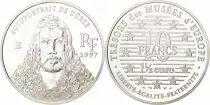 France 10 Francs Self-portrait with fur by Albrecht D&uuml;rer - 1997 - Silver - With box and certificate - Proof