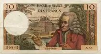 France 10 Francs Voltaire - 02-01-1964 Serial S.65 - F to VF
