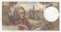 France 10 Francs Voltaire - 05-02-1970 Serial O.560 - XF+