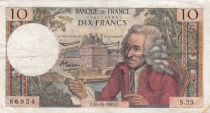 France 10 Francs Voltaire - 10-10-1963 Serial S.25