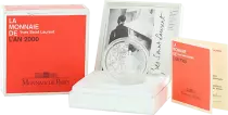 France 10 Francs Yves Saint Laurent - 2000 - Silver - With box and certificate - Proof