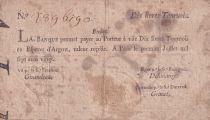 France 10 Livres - Banque de Law - 01-07-1720 - typographié - TB