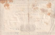 France 10 Livres Black - Watermark Fleur de Lys - (24-10-1792) - Sign. Taisaud - Serial 2379 - P. A.66