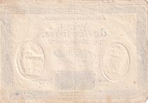 France 10 Livres Black - Watermark Fleur de Lys - (24-10-1792) - Sign. Taisaud - Serial 972