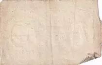 France 10 Livres Black on white Watermark Republique (24-10-1792) - Sign. Taisaud - Serial 12189