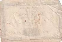 France 10 Livres Black on white Watermark Republique (24-10-1792) - Sign. Taisaud - Serial 14364