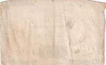 France 10 Livres Black on white Watermark Republique (24-10-1792) - Sign. Taisaud - Serial 14636