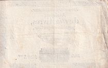 France 10 Livres Noir - Filigrane Fleur de Lys - (24-10-1792) - Sign. Taisaud - Série 1283 - L.161a