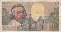 France 10 NF - Richelieu - 05-07-1962 - Serial L.233 - F to VF - P.142