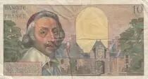 France 10 NF Richelieu - 04-10-1962 Serial Q.245 - F to VF