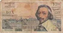 France 10 Nouveaux Francs Richelieu - 01-02-1962 - S&eacute;rie D.200