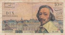 France 10 Nouveaux Francs Richelieu - 01-12-1960 - Série H.148