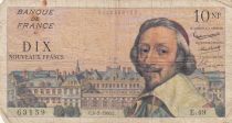 France 10 Nouveaux Francs Richelieu - 04-02-1960 - Série E.49