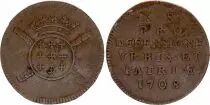 France 10 Sols Flandres - Si&egrave;ge de Lille - 1708 - Bd.2314 - TTB
