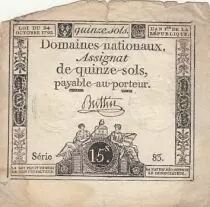 France 10 sous - Femmes, bonnet phygien (24-10-1792) - Sign. Buttin - S&eacute;rie 83
