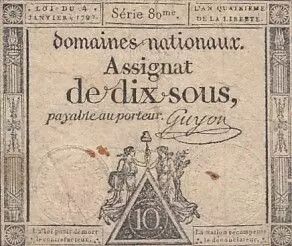 France 10 Sous Women (04-01-1792) - Sign. Guyon - Serial 80