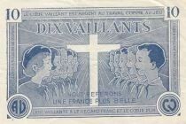 France 10 Vaillants - Billet Scouts Catholiques - 1930