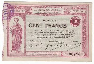 France 100 F Maubeuge-Et-Solre