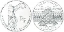 France 100 Francs  - Victoire de Samothrace - 1993 - Argent - avec certificat