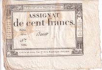 France 100 Francs - 18 Nivose An III - (07.01.1795) - Sign. Benoit - Série 1652