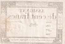 France 100 Francs - 18 Nivose An III - (07.01.1795) - Sign. Berton - L.173