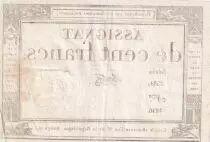 France 100 Francs - 18 Nivose An III - (07.01.1795) - Sign. Berton - L.173