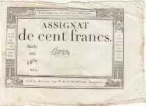 France 100 Francs - 18 Nivose An III - (07.01.1795) - Sign. Brisson - Serial 588
