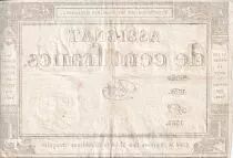 France 100 Francs - 18 Nivose An III - (07.01.1795) - Sign. Chevrot - P.78