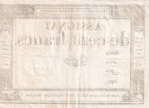 France 100 Francs - 18 Nivose An III - (07.01.1795) - Sign. De Caen - L.173
