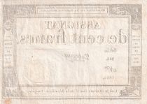 France 100 Francs - 18 Nivose An III - (07.01.1795) - Sign. De Hogues - Série 946 - L.173