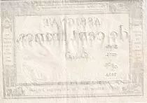 France 100 Francs - 18 Nivose An III - (07.01.1795) - Sign. Dubra - Serial 5255 - P.78